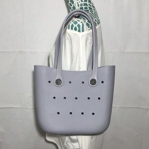 Beach Waterproof Travel Tote Bag Washable Rubber Handbag Boat Pool Sport